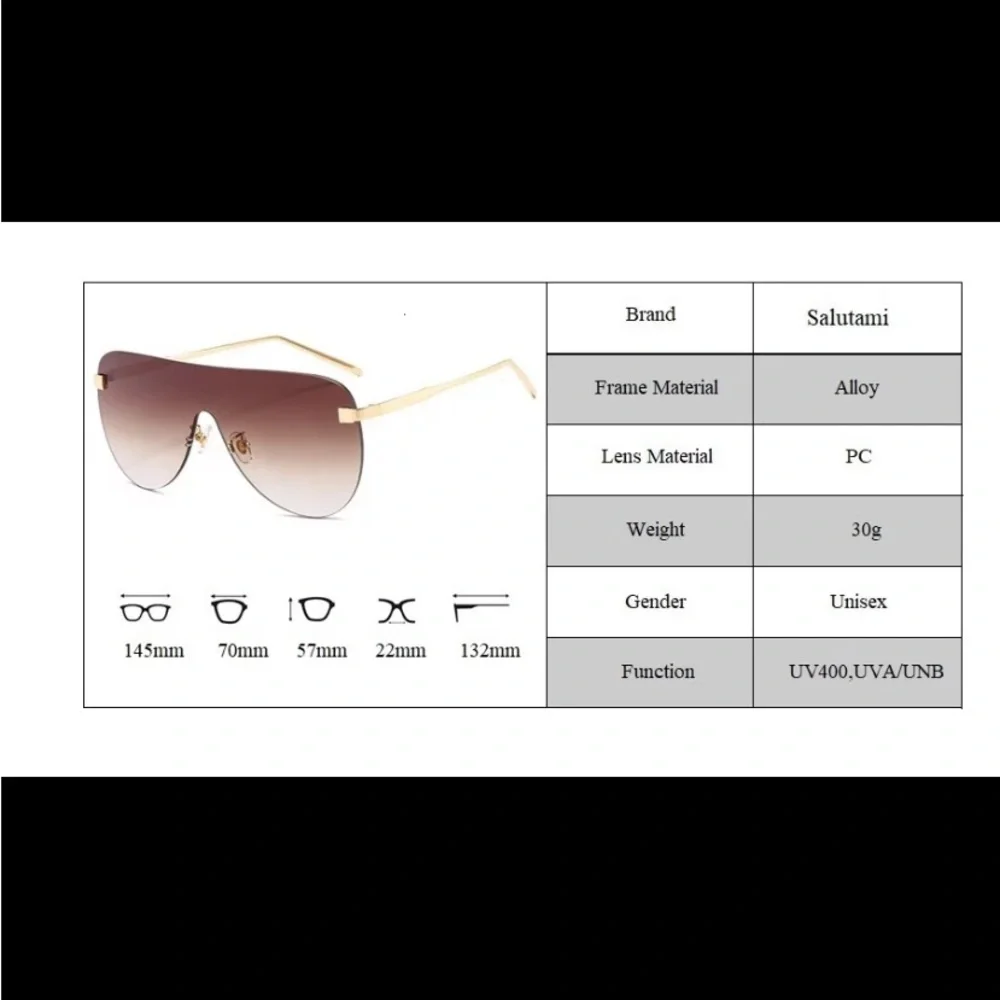 Purple & Pink Gradient Shield Sunglasses